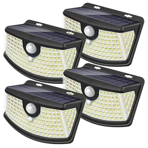New Solar Motion Sensor Lights 120 LEDs with Lights Reflector,270° Wide Angle... - Picture 1 of 7