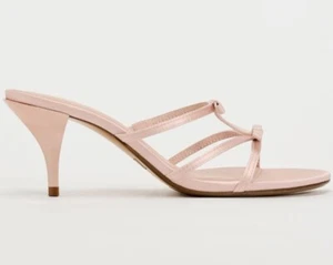 ZARA PRETTY IN PINK HEELED SANDALS SIZE 8 NWT - Picture 1 of 8