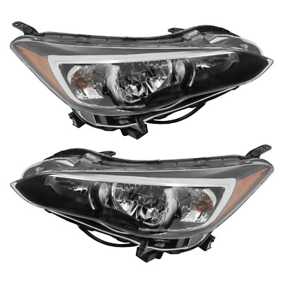 For 2018 2019 2020 2021 Subaru Crosstrek Pair Halogen Headlights Left & Right Foto 1 de 4
