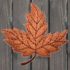 Autumn Leaf Embroidered Patch — Iron On