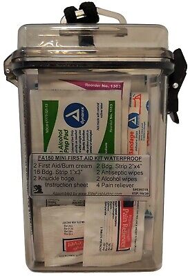 Mini / Travel Emergency EMT EMS First Aid Kit - Waterproof Hard Case - 6  Inch  • 12.67€