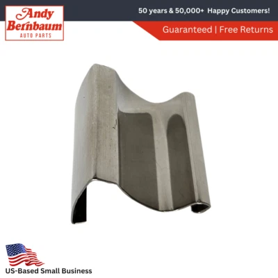 1957 Desoto Chrysler Upper Side Windshield Molding Chrome Cap 1755470 NOS - Image 1 of 4