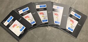Bundle Of 5 Black Mead Five Star College Ruled Composition Notebooks 100 Pages.