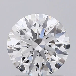 1.06 CT Lab Grown G SI1 Round Diamond Engagement Ring - Picture 1 of 2