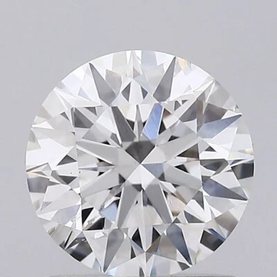 1.06 CT Lab Grown G SI1 Round Diamond Engagement Ring - Image 1 of 2