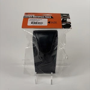 Protec L204 - große Messing Leder Mundstücktasche - schwarz - Bild 1 von 2
