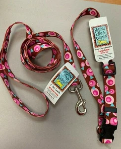 Conjunto de collar y correa grande con estampado Metro - estándar de Yellow Dog Design  - Imagen 1 de 6