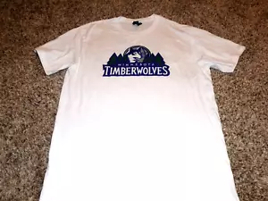 Minnesota Timberwolves vintage T-shirt incrociata con logo anni 90 (Lrg.) NBA Rayon/Poly - Foto 1 di 4