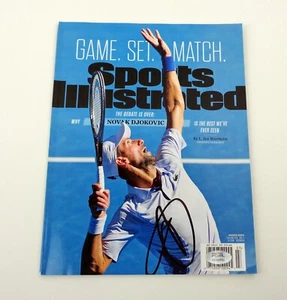 Novak Djokovic Tennis Signed Autograph Sports Illustrated Magazine PSA/DNA COA - Picture 1 of 1
