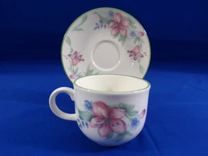 Vintage Royal Doulton Tea Cup & Saucer English China Rare "Carmel" Pattern - Picture 1 of 8