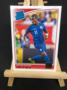 TIMOTHY WEAH 2018-19 DONRUSS RATED ROOKIE SOCCER CARD #198 - USA
