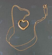 STUNNING WHITE GOLD HEART PENDANT + DELICATE CHAIN VALENTINES DAY GIFT £149 RRP