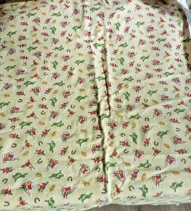 Marcos Brothers Western Cowboy Cotton Flannel Fabric 48" W x 116" L - Picture 1 of 4