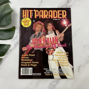 Hit Parader Vintage Magazine September 1988 Van Halen Monsters of Rock Music - Picture 1 of 6