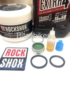 Rockshox Monarch Service Refresh Kit with 15w 50 Oil and Dynamic Seal Grease