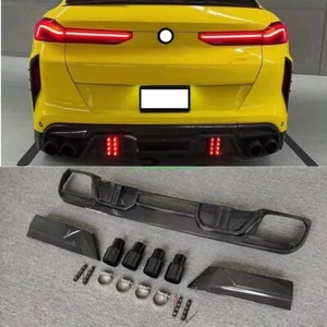 For BMW X6M F96 2020-2023 Carbon Fiber Car Rear Diffuser - Picture 1 of 4