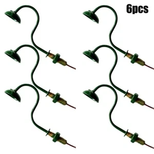 6 Pcs XModel Railway O Gauge Lamp Post Street Lights Spotlight Scale 3V LED - Bild 1 von 7