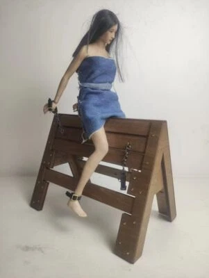 Vintage 1/6 Triangle Horse Model Scene Prop Fit Female Action Figure Doll Toys Foto 1 de 4