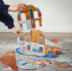 IKEA BLÅVINGAD Submarine Playset, 11 Pieces, Multicolour Kids Children NEW - Picture 1 of 7