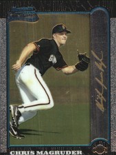 1999 (GIANTS) Bowman Chrome Gold #424 Chris MaGruder