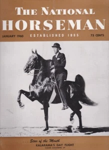 Saddlebred, Tennessee Walking Horse "VINTAGE" National Horseman January 1960!!! - Bild 1 von 4