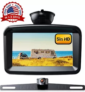 Camara De Retroceso Para Auto Con Pantalla Monitor Vision Nocturna Contra Agua - Picture 1 of 8