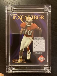 2022 Jersey Fusion Jerry Rice Game used swatch "C.E. Excalibur '95"