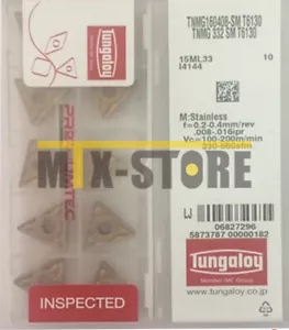 10pcs/box New Toshiba CNC Blade TNMG160408-SM T6130 - Picture 1 of 1