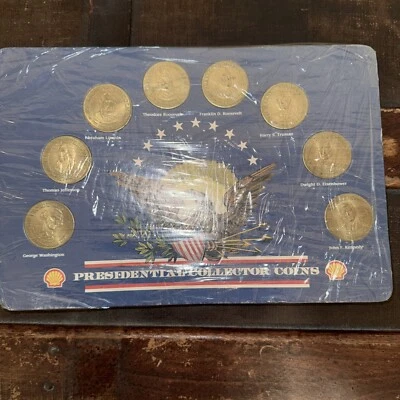 Shell Presidential Collector Coins 1990's Mail Order Gas Station - Image 1 of 4