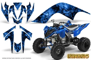 KIT DE GRÁFICOS YAMAHA RAPTOR 700 06-12 CREATORX CALCOMANÍAS AZUL FUEGO - Imagen 1 de 1