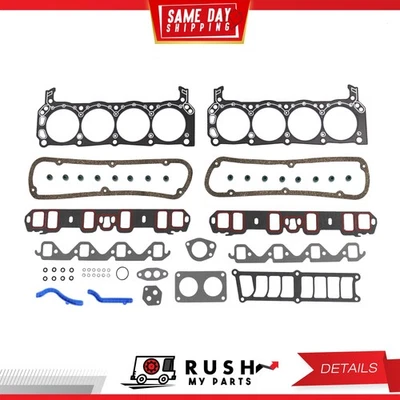 Juego de culata de grafito 90-96 para Ford Bronco 5,0 L V8 OHV 16v DNJ HGS4113 Foto 1 de 4
