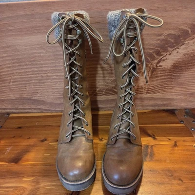 Mia Botas con Cordones con Suéter Tela Prendas para el torso - Mujer 8 Foto 1 de 4