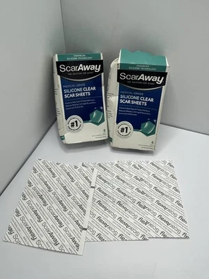 Lote de 18 paquetes sellados sin cajas ScarAway de silicona transparente para cicatrices grado médico Foto 1 de 4