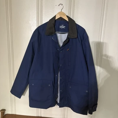 Chaqueta Abrigo Vineyard Vines Performance XL Azul Marino Abotonada Foto 1 de 4