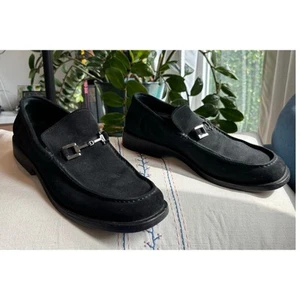 Vintage Gucci 1100244 Suede Loafer Shoes Men's 10.5 D - Picture 1 of 15
