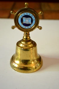 CAMPANELLO CHANDRIS LINES PER CABINA CHIAMATA STEWART - LOGO SMALTATO AZZURRO - Foto 1 di 4