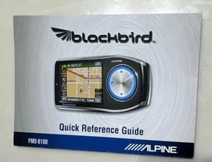 🔥RARE Vintage Alpine Car Audio GPS Blackbird Brochure Pamphlet Reference Guide! - Picture 1 of 2
