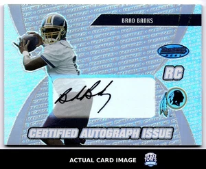 2003 Bowman's Best #172 BRAD BANKS Washington Redskins AUTO RC NM - Picture 1 of 4