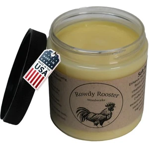 Furniture Wax - Satin Finish Mineral Oil Beeswax Carnauba Wax, (8 fl.oz) - Picture 1 of 8