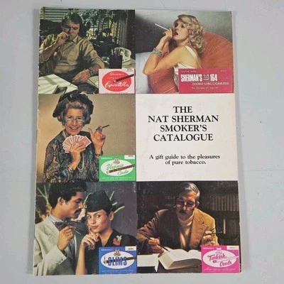 THE NAT SHERMAN SMOKERS CATALOGUE TOBACCO CIGARS 60's 70's FIFTH AVENUE NEW YORK - Image 1 of 4