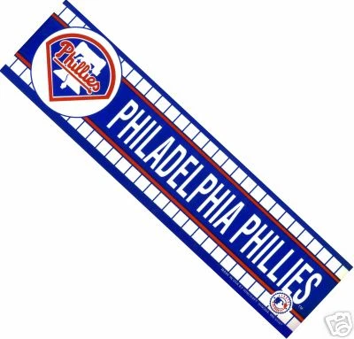 Philadelphia Phillies Collectable MLB Bumper StickerNEW - Image 1 of 1