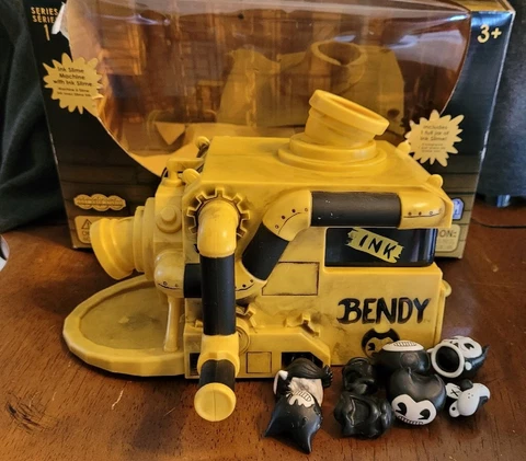 Bendy and the Ink Machine Ink Slime Machine + Figure Heads - USED Cover