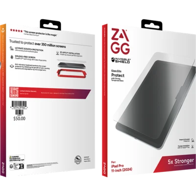 Zagg Invisible Shield Glass Elite Screen Protector - ipad Pro 11-inch (2024) - Image 1 of 3
