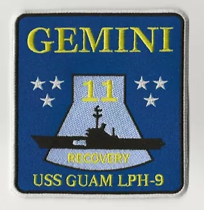 USS Guam LPH-9 NASA Gemini 11 space program US Navy ship recovery force patch - Picture 1 of 1