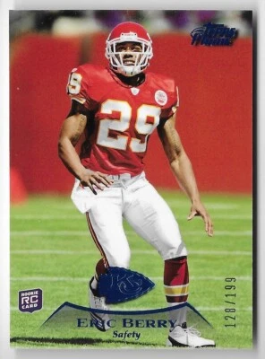 2010 Topps Prime Blue Rookie #22 Eric Berry /199 Kansas City Chiefs Parallel RC - Imagem 1 de 2