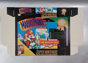 New Super Nintendo SNES Official Display Only Box for MARIO PAINT (No Game) A+ - Picture 1 of 2