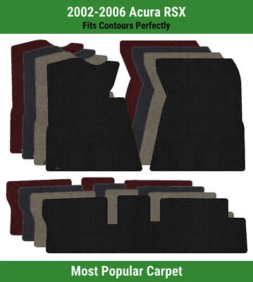 Alfombrillas Lloyd Ultimat fila delantera y trasera para Acura RSX 2002-2006  Foto 1 de 4
