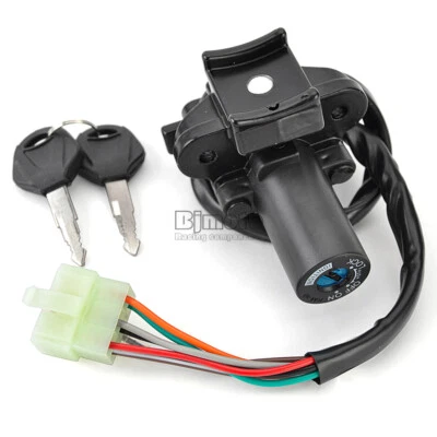Ignition Key Switch Lock Set for Kawasaki ZX900 NINJA ZX-9R ZX6R ZX6 ZXR750 Foto 1 de 4