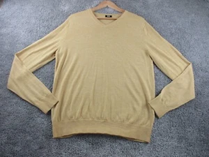 Uniqlo Jumper/Sweater/Pullover Large Long Sleeve V Neck Wool Knit Mens - Bild 1 von 13