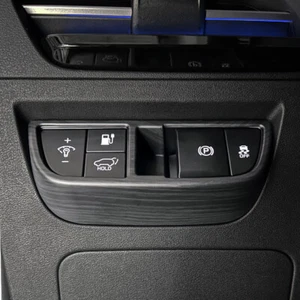 For 2022-2025 Kia EV6 Matte Wood Grain Headlight Switch Control Panel Cover Trim - Picture 1 of 6